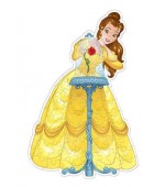Quebra Cabeça Contorno Princesas Disney Bela 75 peças  Grow